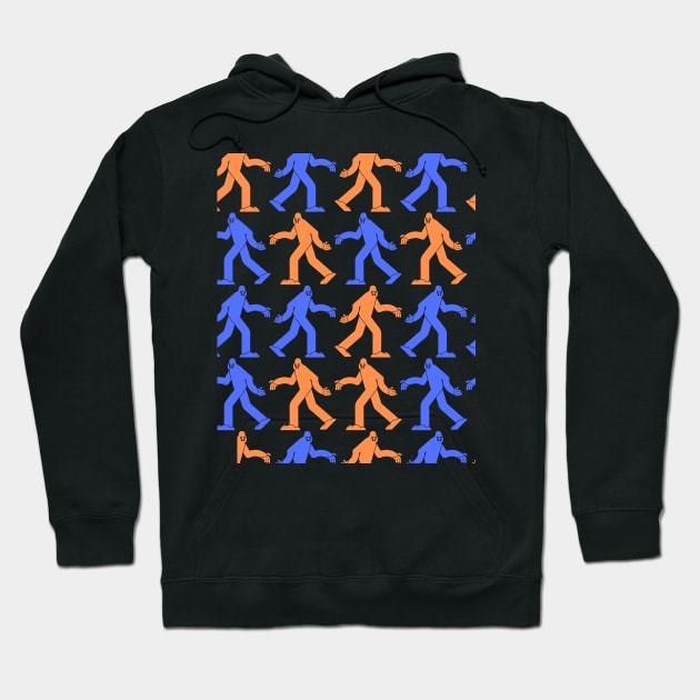 New York sports Bigfoot style Hoodie by Sliver Sunflowers 